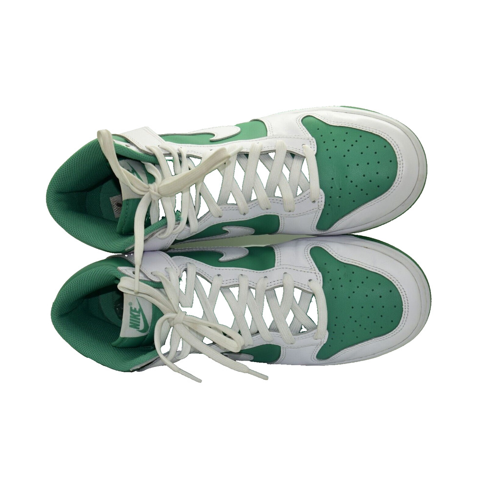 B5 Auth NIKE DUNK HI RETRO BTTYS Stadium Green/White Shoes DV0829-300 Size 9 - Picture 4 of 7